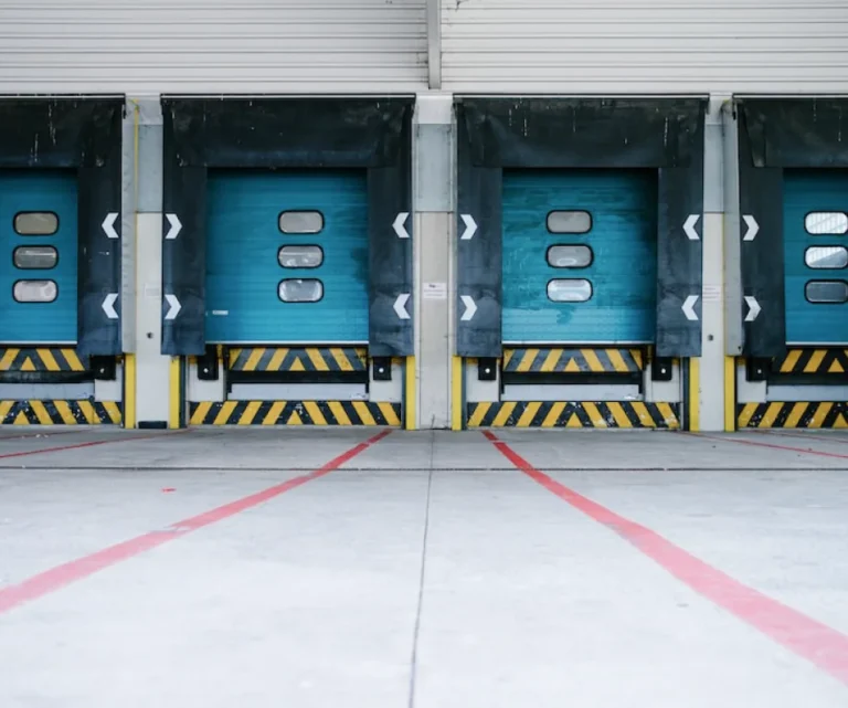 Warehouse loading dock doors
